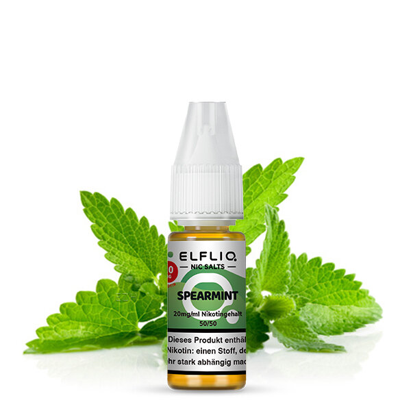 Elfbar - Elfliq - Spearmint - Nikotinsalz Liquid - 10ml - 20mg/ml