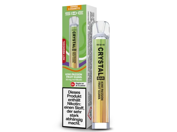SKE - Crystal Bar 600 Kiwi Passion Fruit Guava - 20mg/ml