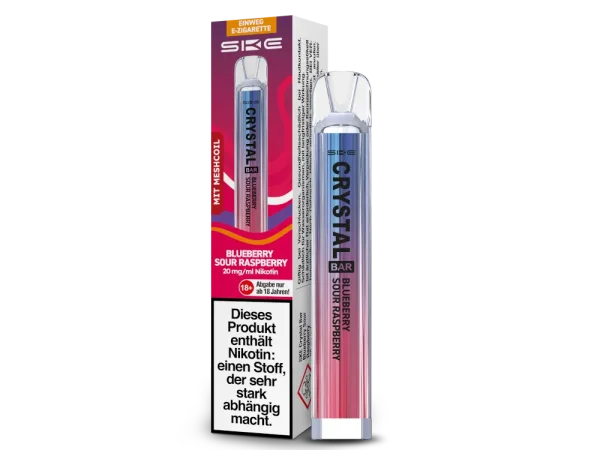 SKE - Crystal Bar 600 Blueberry Sour Rasberry - 20mg/ml