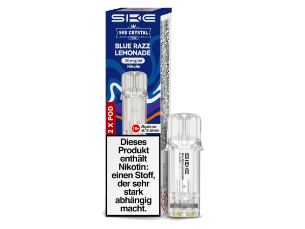 SKE - Crystal Pods - Blue Razz Lemonade - 2x 2ml - 20mg/ml