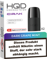 HQD - CirakPods - Dark Grape Mint - 2x 2ml - 18mg/ml