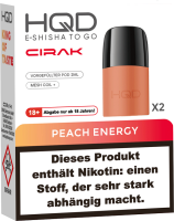 HQD - CirakPods - Peach Energy - 2x 2ml - 18mg/ml
