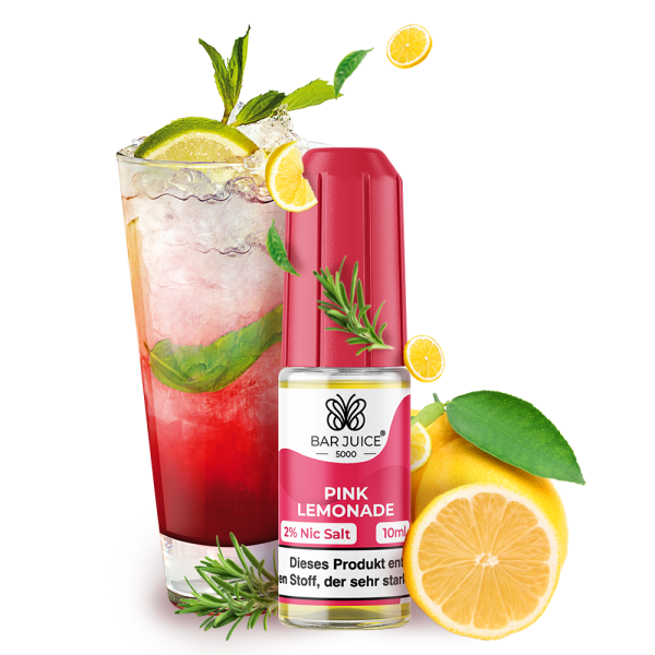 Bar Juice - Pink Lemonade Nicsalt - 10ml - 20mg/ml