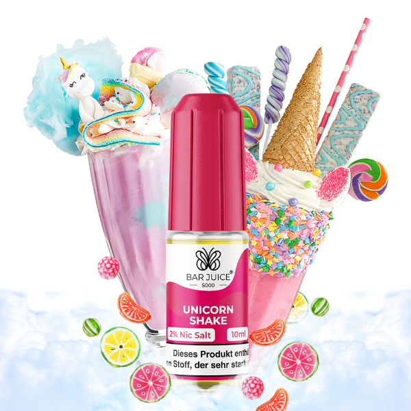 Bar Juice - Unicorn Shake Nicsalt - 10ml - 10mg/ml