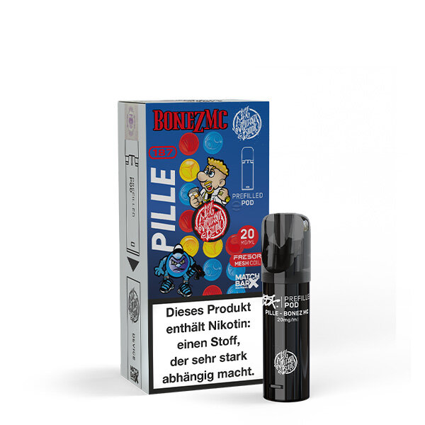187 Strassenbande - Pille - Bonez MC - Prefilled Pod - 2ml - 20mg/ml