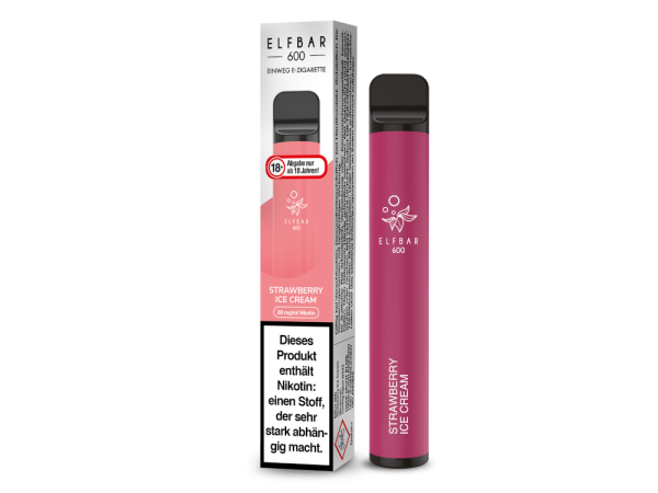 Elfbar - Strawberry Ice Cream - 20mg/ml