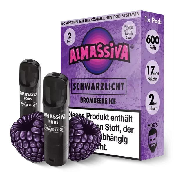Al Massiva - Prefilled Pod - Schwarzlicht - 2x 2ml - 17mg/ml