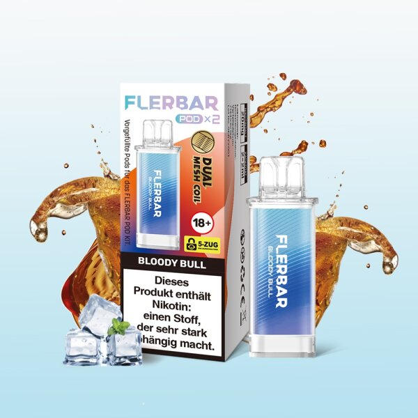 Flerbar - Prefilled Pod - Bloody Bull - 2x 2ml - 20mg/ml