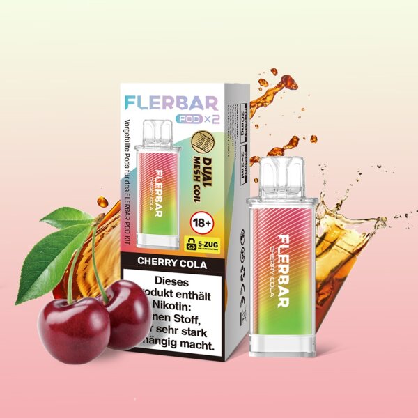 Flerbar - Prefilled Pod - Cherry Cola - 2x 2ml - 20mg/ml