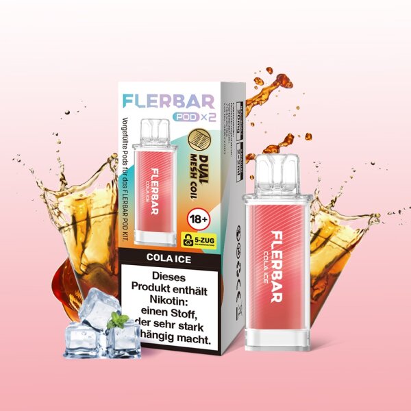 Flerbar - Prefilled Pod - Cola Ice - 2x 2ml - 20mg/ml