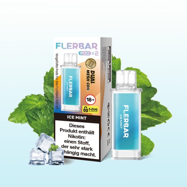 Flerbar - Prefilled Pod - Ice Mint - 2x 2ml - 20mg/ml