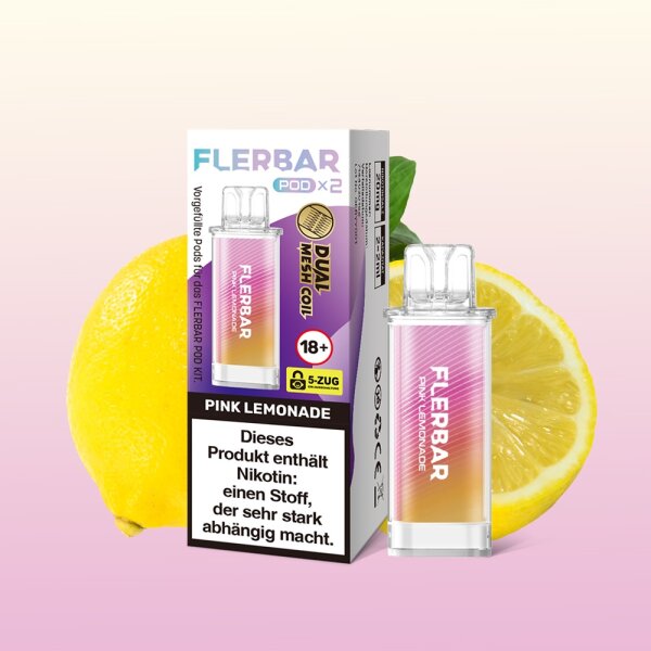 Flerbar - Prefilled Pod - Pink Lemonade - 2x 2ml - 20mg/ml