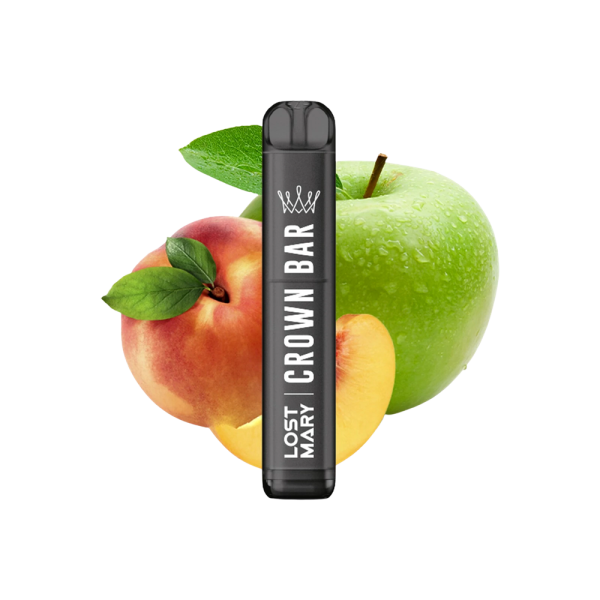 Crown Bar by Al Fakher X Lost Mary - Peach Green Apple 20mg/ml