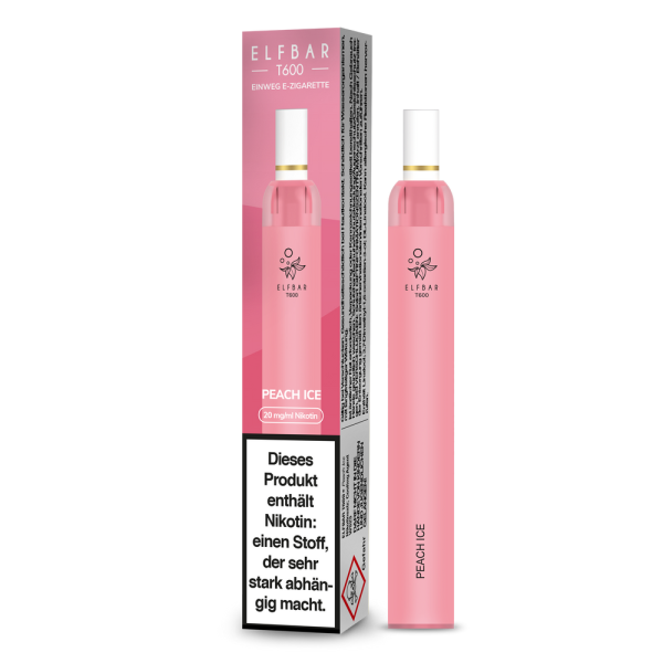 Elfbar T600 - Peach Ice - 20mg/ml