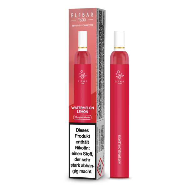 Elfbar T600 - Watermelon Lemon - 20mg/ml