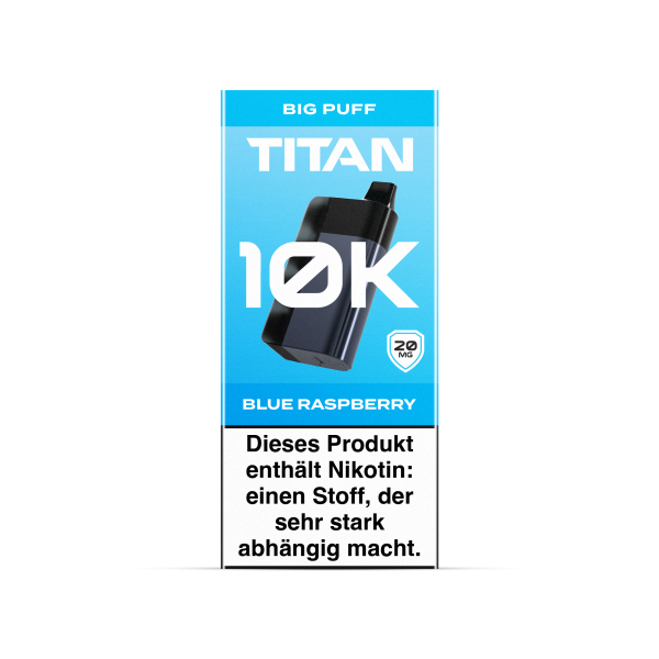 Titan - 10K - Basisger&auml;t - Blue Raspberry - 2ml - 20mg/ml