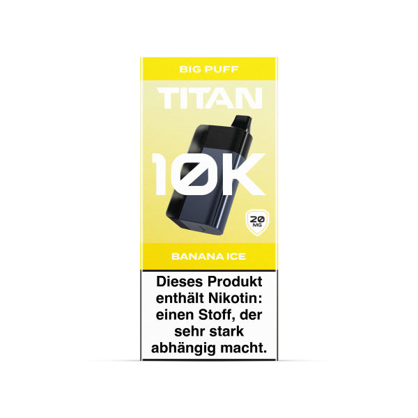 Titan - 10K - Basisger&auml;t - Banana Ice - 2ml - 20mg/ml