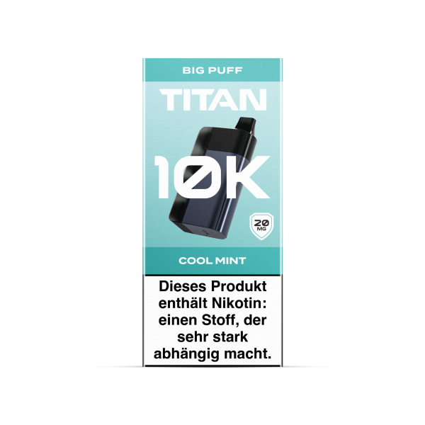 Titan - 10K - Basisger&auml;t - Cool Mint - 2ml - 20mg/ml