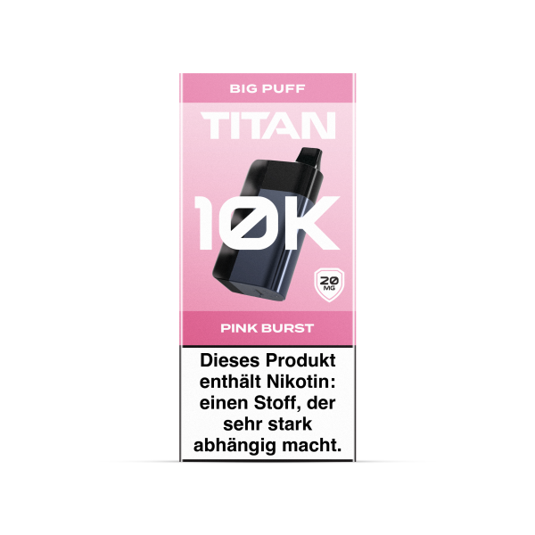 Titan - 10K - Basisger&auml;t - Pink Burst  - 2ml - 20mg/ml