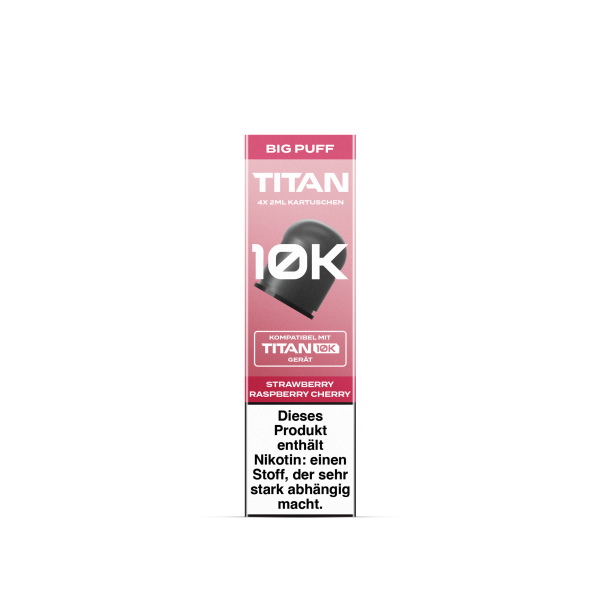 Titan - 10K - Pods - Strawberry Raspberry Cherry - 4x2ml - 20mg/ml
