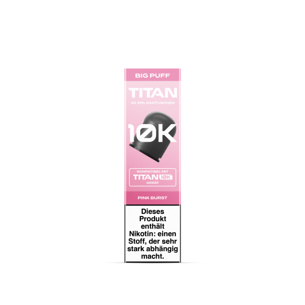 Titan - 10K - Pods - Pink Burst - 4x2ml - 20mg/ml