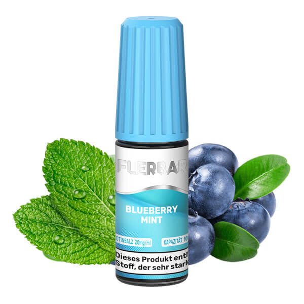 Flerbar Liquid - Blueberry Mint - 10ml  - 20mg/ml